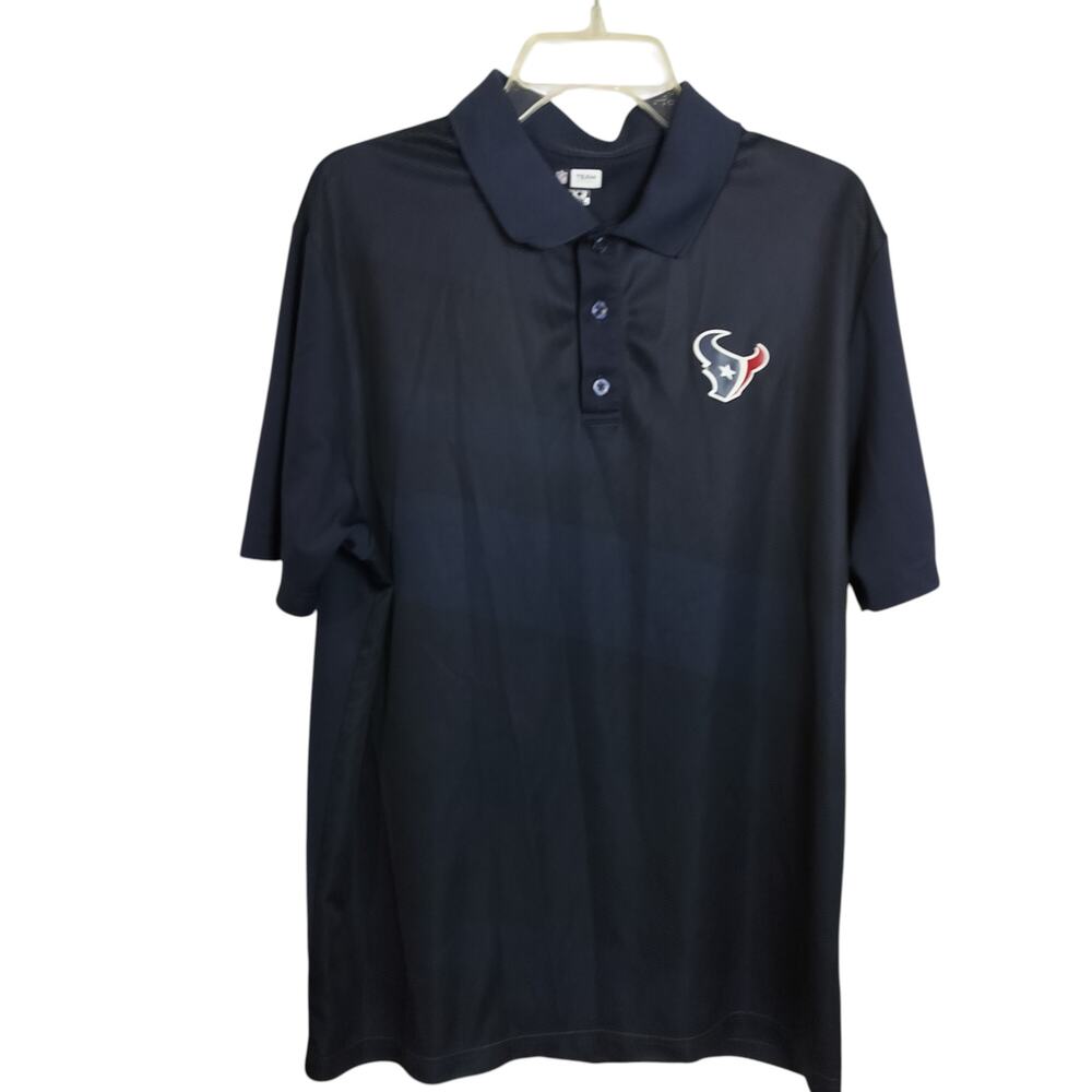 M909) NFL Team Apparel Houston Texans Short Sleeve Polo XL